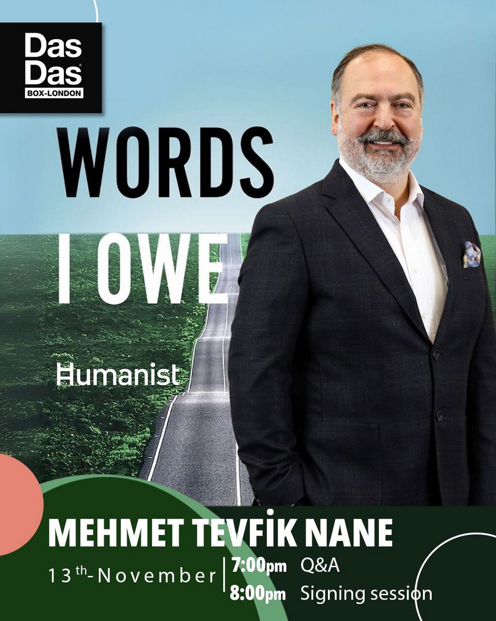 TAC'84 Mehmet T. Nane'den  Londra İmza Günü Davet