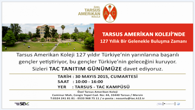 TAC TANITIMINA DAVETLİSİNİZ.