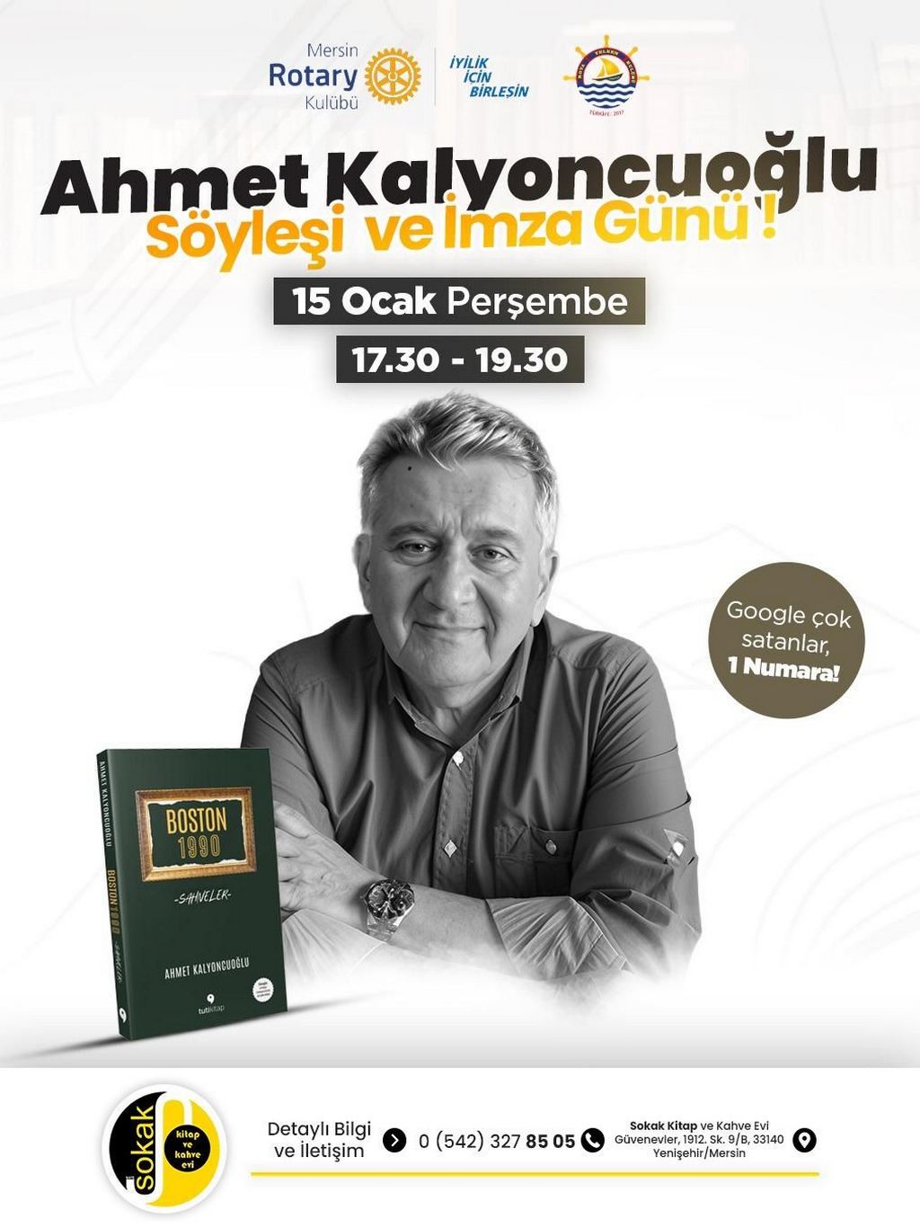 TAC’76 Ahmet Kalyoncuoğlu – Mersin İmza Günü Daveti