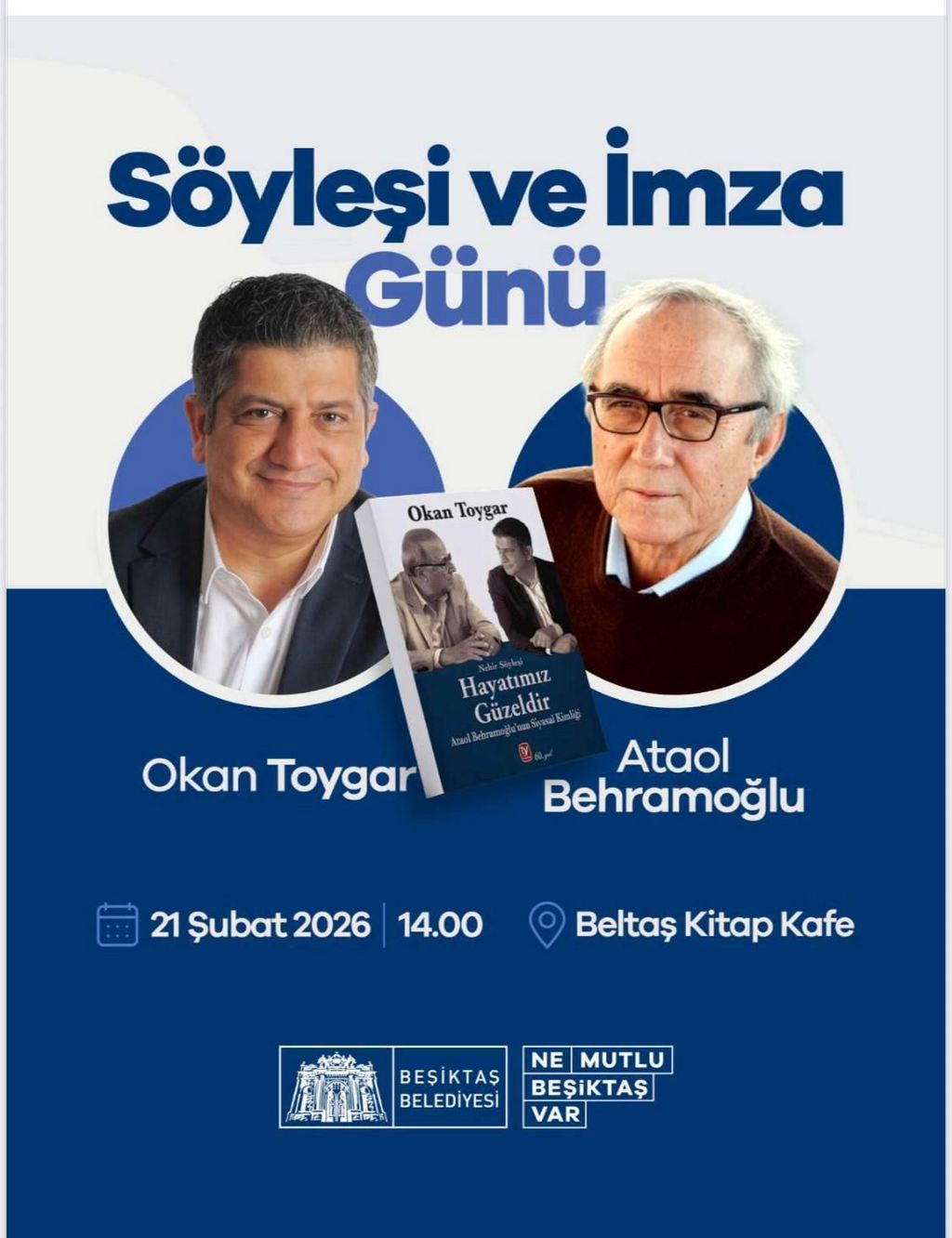 TAC’88 Okan Toygar - Ataol Behramoğlu ile birlikte İmza ve Söyleşi Günü Daveti
