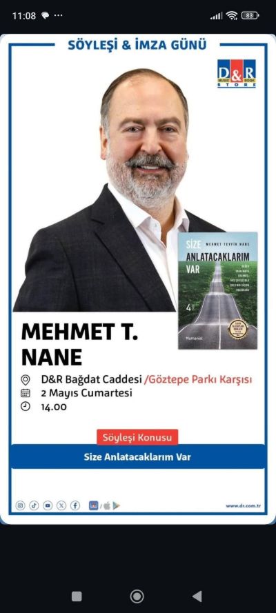 TAC'84 Mehmet T. Nane ile İmza Günü