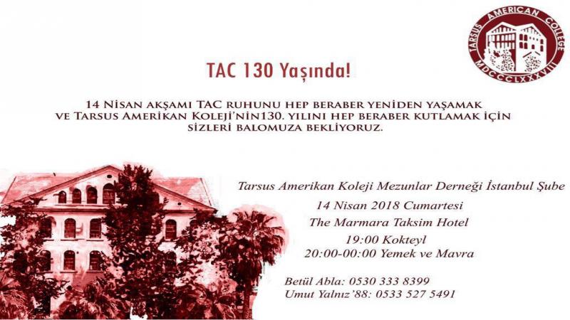 TAC 130. YIL BALOSU 14 NİSAN'DA THE MARMARA'DA