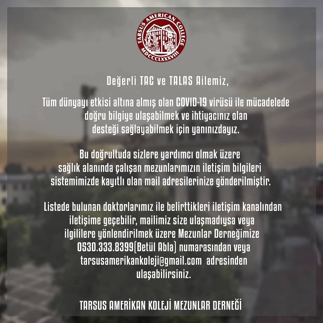 TAC Sağlık Hattı ile Yanınızdayız