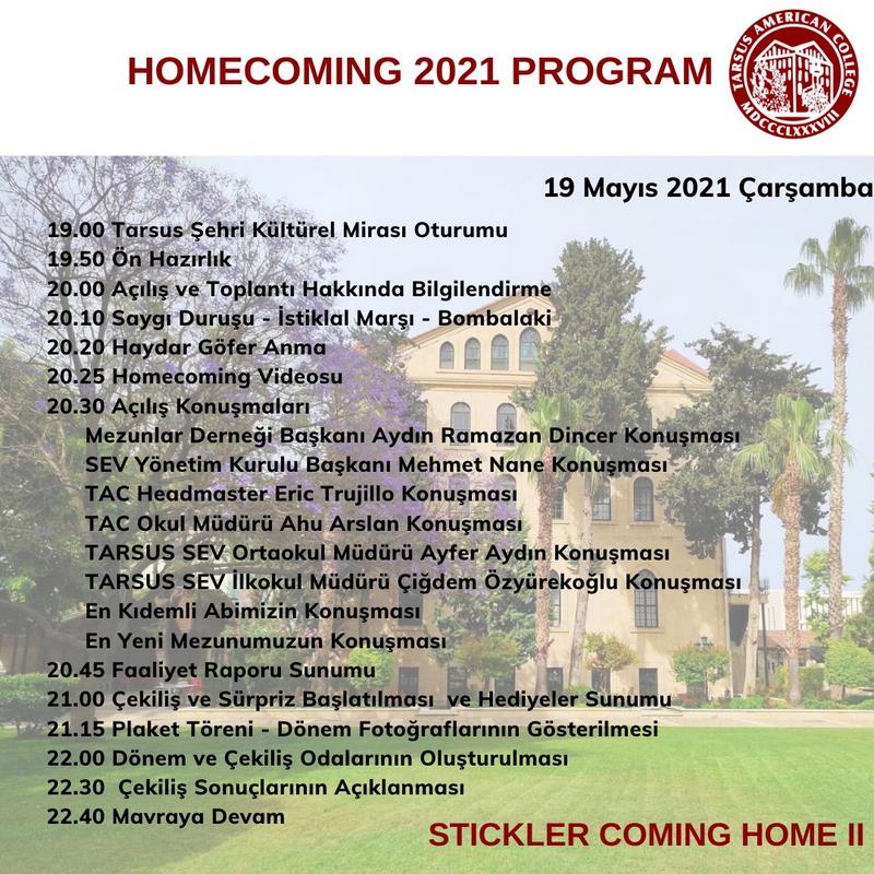Homecoming Programı