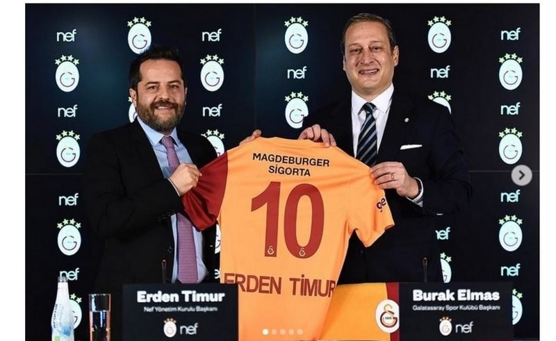 2000 mezunumuz Erden Timur'un markası NEF,  Galatasaray stadyumuna sponsor oldu