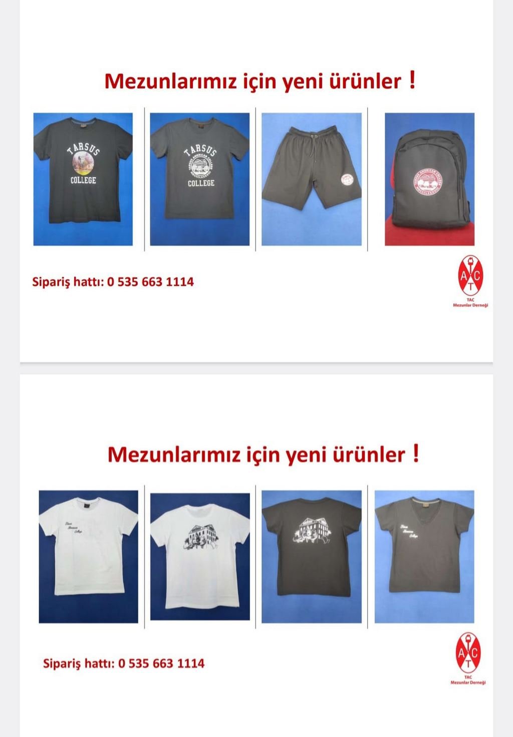 TAC Gift Shop'a (TAC Store) Yeni Dönem Ürünlerimiz Gelmiştir