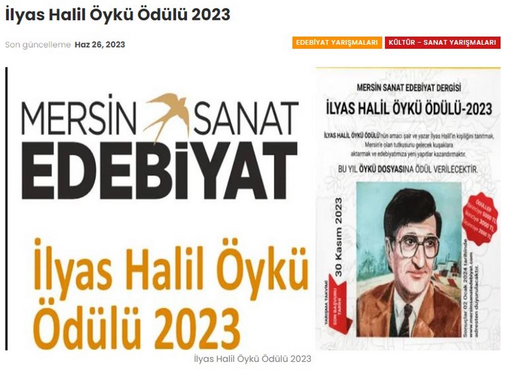 İlyas Halil'49 Öykü Ödülü