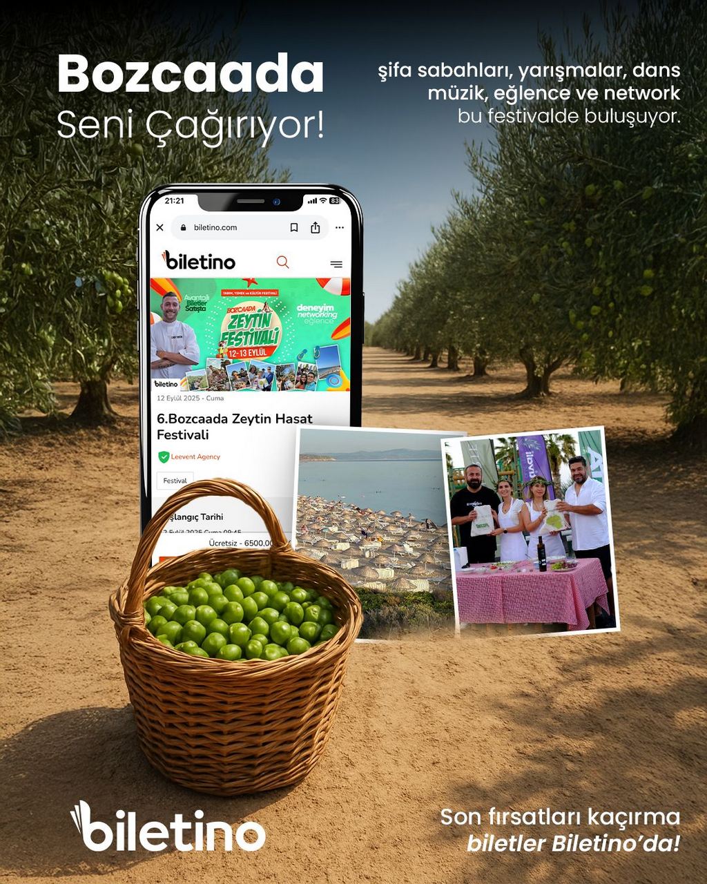 TAC’13 İlayda TanrıverSaraç’tan Bozcaada Zeytin Festivali