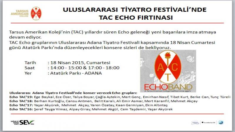 ECHO KONSERİNE DAVET